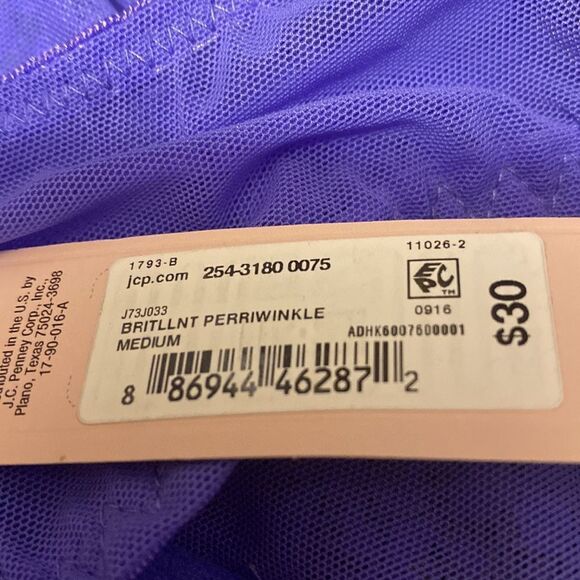 Ambrielle M/6 Britllnt Perriwinkl Lace Bra - Picture 6 of 6